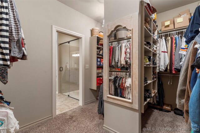 4472 S 169th E Ave, Tulsa, OK 74134 - spacious closet featuring carpet