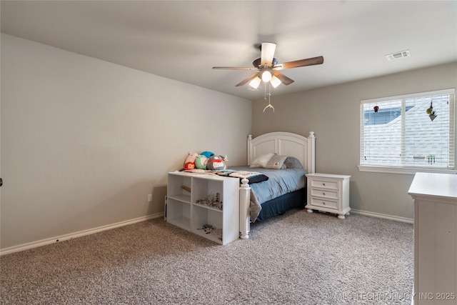 4472 S 169th E Ave, Tulsa, OK 74134 - bedroom featuring light colored carpet, baseboards, and a ceiling fan