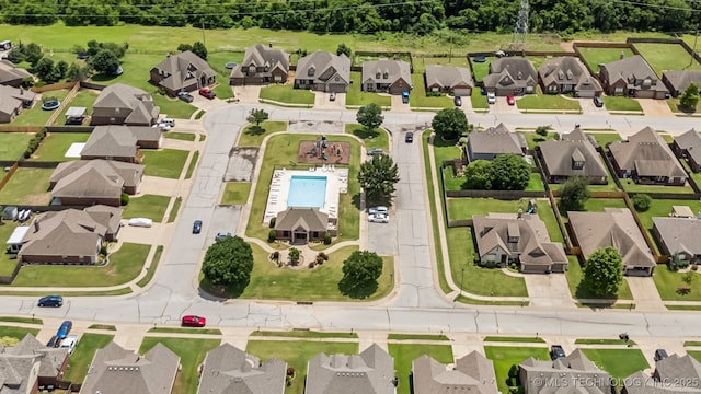 3012 W Mobile St, Broken Arrow, OK 74011 - aerial perspective of suburban area