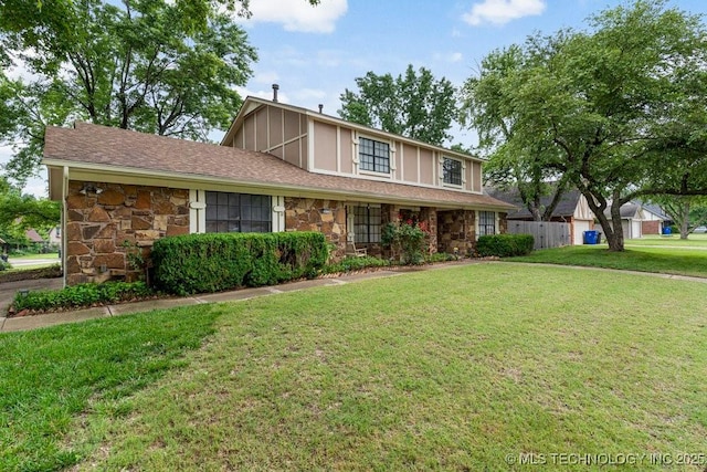 2612 W Quincy St, Broken Arrow, OK 74012 - view of front facade featuring stone siding