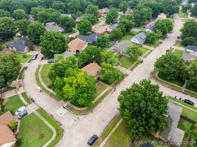 2612 W Quincy St, Broken Arrow, OK 74012 - aerial perspective of suburban area