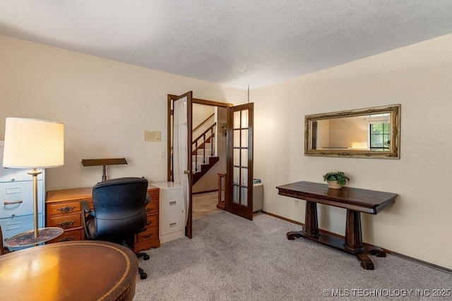 2612 W Quincy St, Broken Arrow, OK 74012 - office space featuring light colored carpet and a textured ceiling