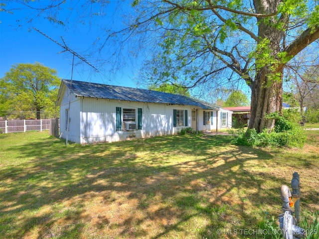 31229 E 682nd Rd, Wagoner, OK 74467 - rear view of house featuring cooling unit