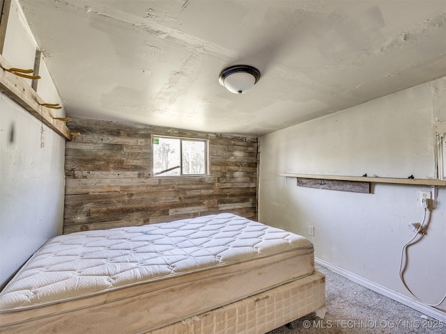 31229 E 682nd Rd, Wagoner, OK 74467 - carpeted bedroom with wood walls