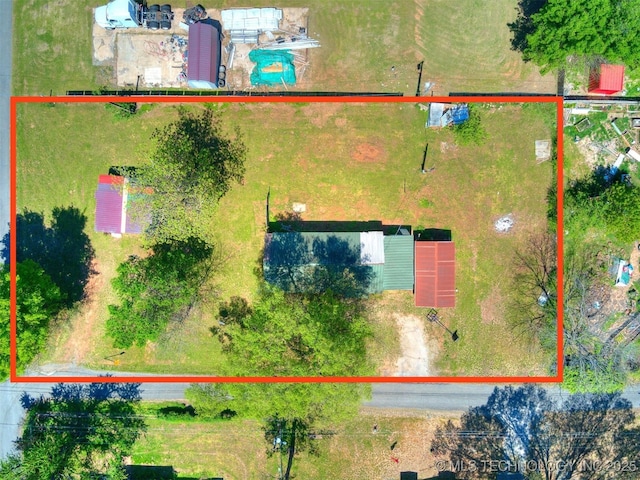 31229 E 682nd Rd, Wagoner, OK 74467 - aerial overview of property's location featuring property parcel outlined