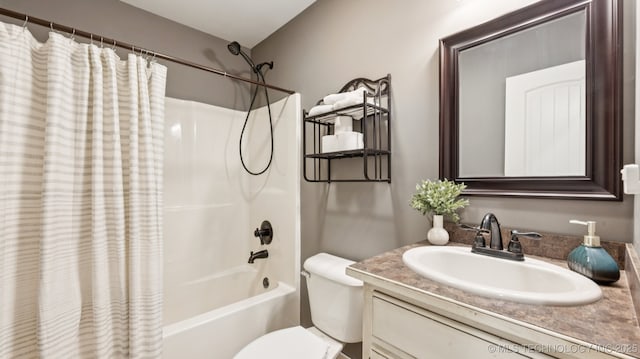 19826 S Covey Ct, Claremore, OK 74019 - full bathroom with shower / bathtub combination with curtain and vanity