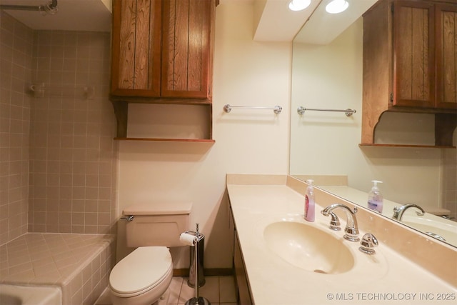 9337 S Lakewood Ave, Tulsa, OK 74137 - full bath featuring vanity and toilet