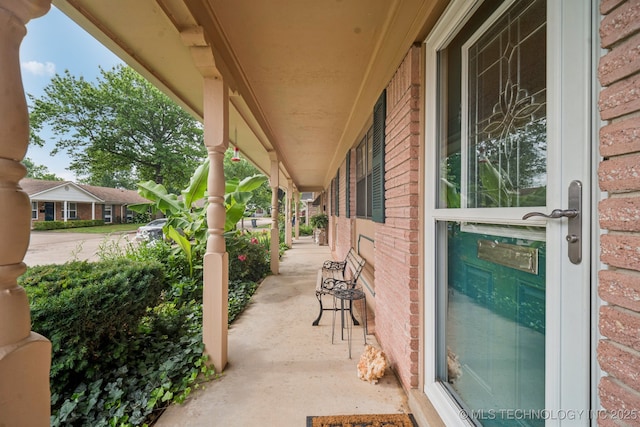 5614 S Newport Ave Unit 5614, Tulsa, OK 74105 - view of covered porch