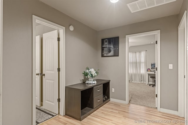 5006 S 164th E Ave, Tulsa, OK 74134 - corridor with light wood-style floors and baseboards