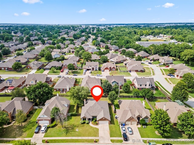 4204 W Freeport St, Broken Arrow, OK 74012 - aerial view of residential area