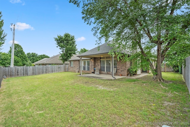 4204 W Freeport St, Broken Arrow, OK 74012 - view of yard featuring a patio area