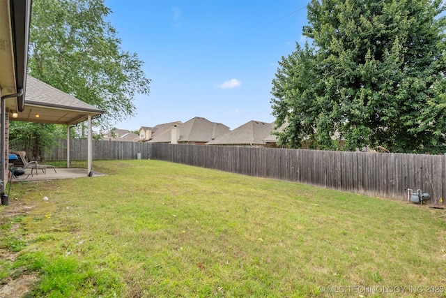 4204 W Freeport St, Broken Arrow, OK 74012 - view of yard with a patio area