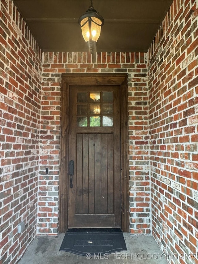2508 E 140th Pl S, Jenks, OK 74008 - view of exterior entry with brick siding