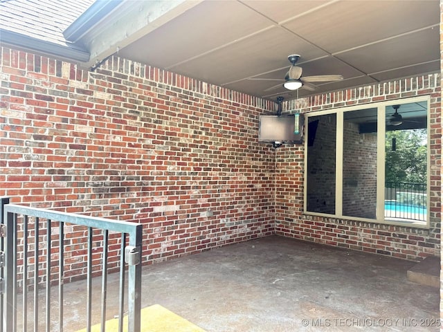 2508 E 140th Pl S, Jenks, OK 74008 - view of patio / terrace with a ceiling fan