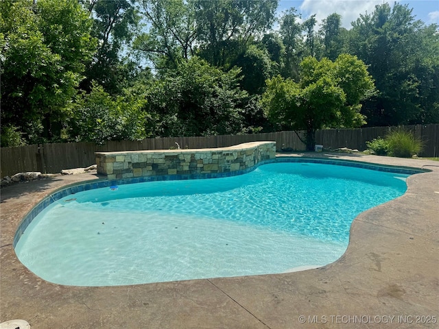 2508 E 140th Pl S, Jenks, OK 74008 - view of pool with a fenced backyard