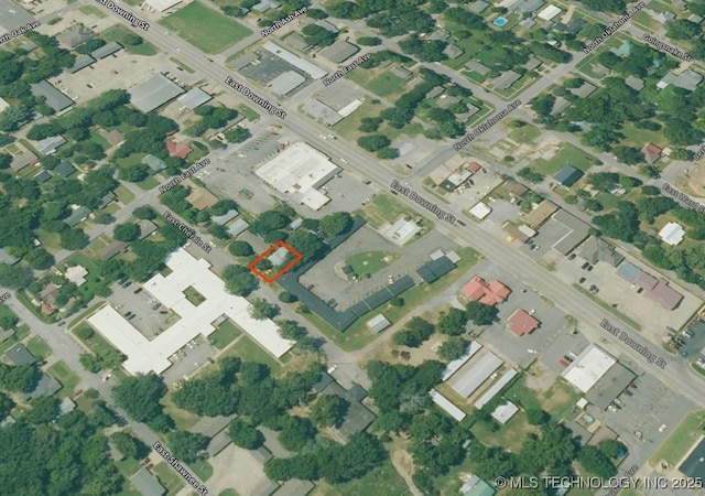 619 E Cherrie St, Tahlequah, OK 74464 - aerial view of property's location
