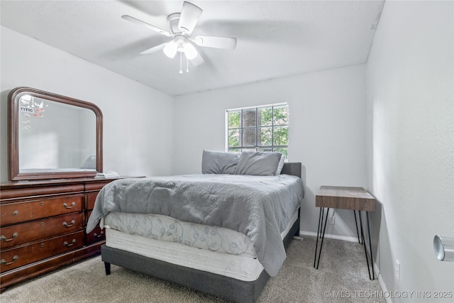 4316 S Ash Ave, Broken Arrow, OK 74011 - bedroom featuring carpet floors, baseboards, and ceiling fan
