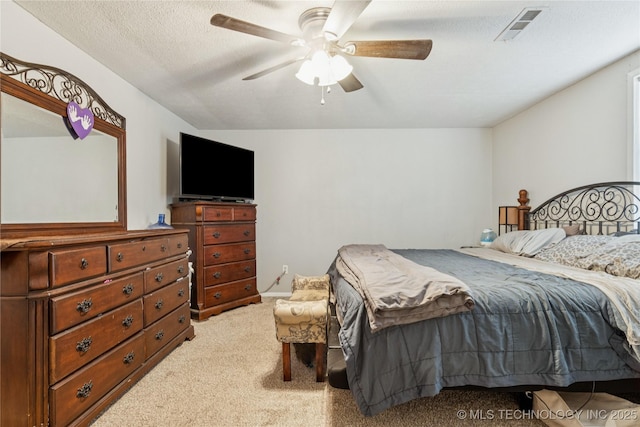 4316 S Ash Ave, Broken Arrow, OK 74011 - bedroom featuring light carpet and a ceiling fan
