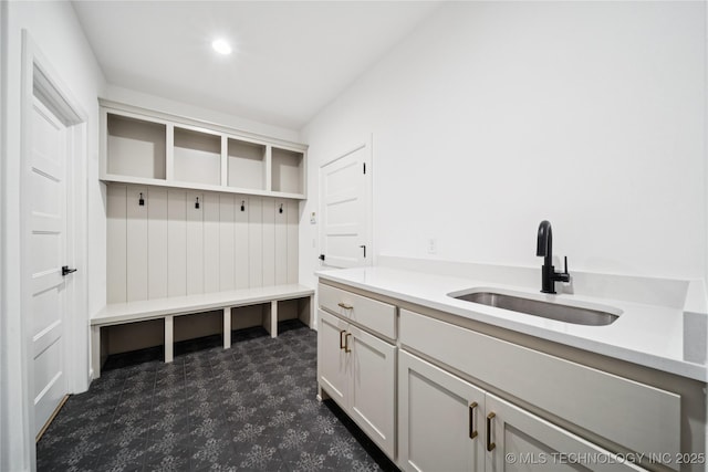 4607 S Retana Pl, Broken Arrow, OK 74011 - mudroom featuring a sink