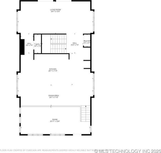 1611 S Lewis Pl, Tulsa, OK 74104 - view of home floor plan