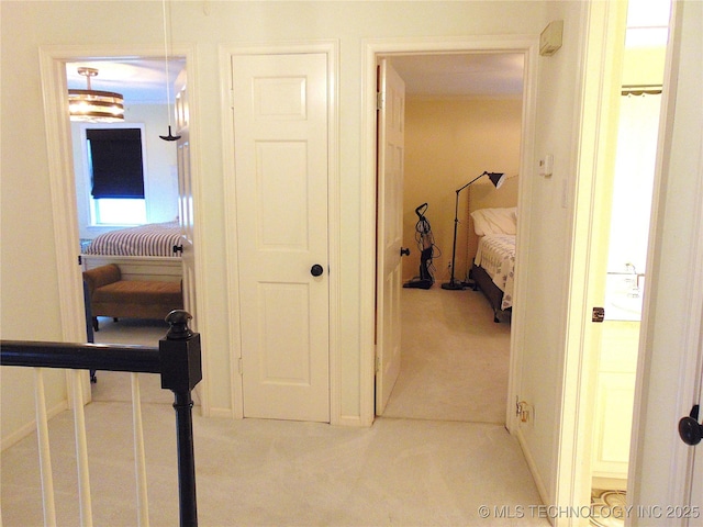 2619 E 47th St, Tulsa, OK 74105 - hallway with carpet and baseboards