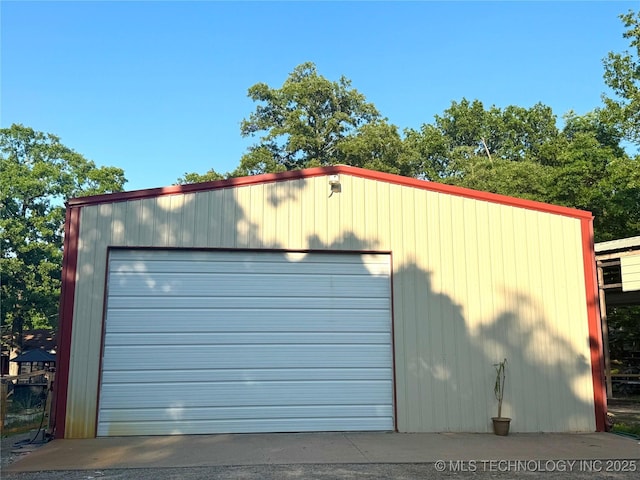 421224 E 1165th Rd, Eufaula, OK 74432 - view of detached garage