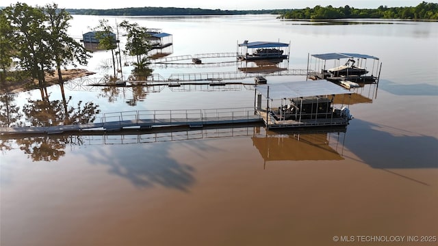 421224 E 1165th Rd, Eufaula, OK 74432 - dock with a water view