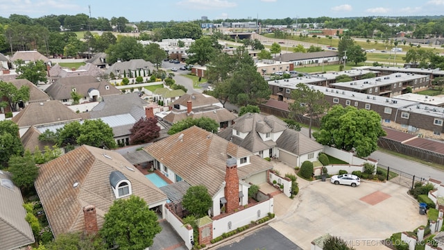 4817 S Yorktown Pl, Tulsa, OK 74105 - aerial view of residential area