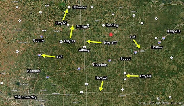 01 W 750th Rd, Cushing, OK 74023