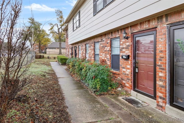 5342 E 47th Pl S Unit 1, Tulsa, OK 74135 - entrance to property with brick siding