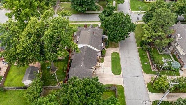 2403 S Troost Ave, Tulsa, OK 74114 - drone / aerial view