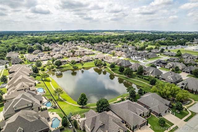 3805 S Tamarack Ave, Broken Arrow, OK 74011 - aerial view of residential area featuring a large body of water