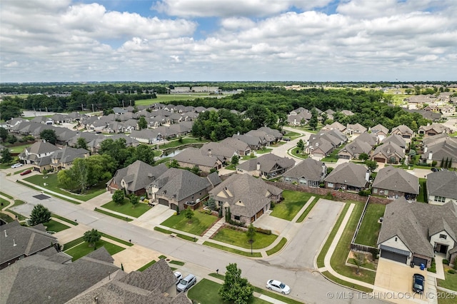 3805 S Tamarack Ave, Broken Arrow, OK 74011 - aerial view of property and surrounding area with nearby suburban area