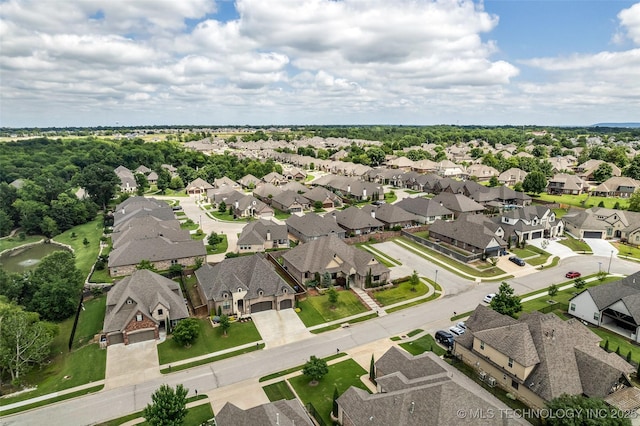 3805 S Tamarack Ave, Broken Arrow, OK 74011 - aerial perspective of suburban area