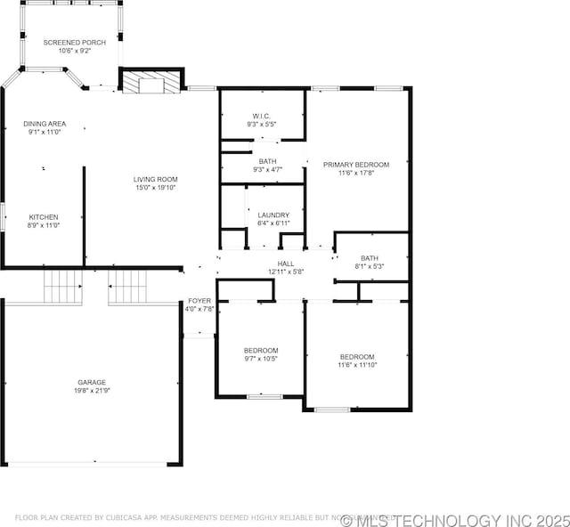 3504 S Rolling Oaks Dr, Tulsa, OK 74107 - view of property floor plan