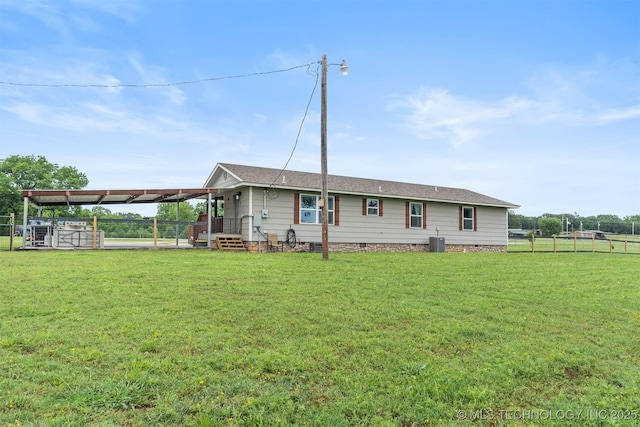 12175 Rustic Acres Ln, Overbrook, OK 73453 - back of house featuring cooling unit