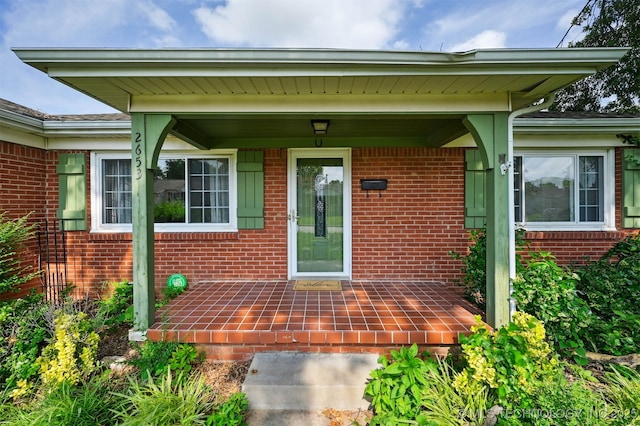 2653 S Vandalia Ave, Tulsa, OK 74114 - entrance to property featuring brick siding