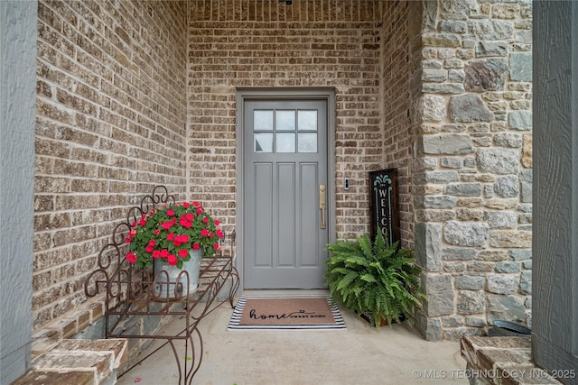 10350 E 122nd St S, Bixby, OK 74008 - view of exterior entry with brick siding