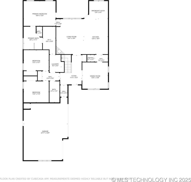 10350 E 122nd St S, Bixby, OK 74008 - floor plan / room layout