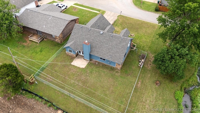 321 W 50th Pl, Sand Springs, OK 74063 - view from above of property