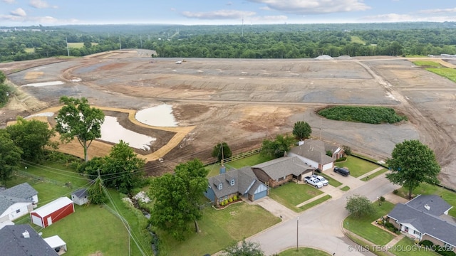 321 W 50th Pl, Sand Springs, OK 74063 - aerial perspective of suburban area