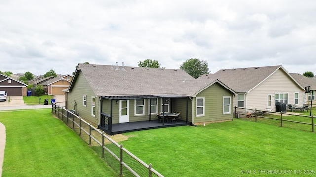 2800 N 20th St, Broken Arrow, OK 74012 - rear view of property with roof with shingles and a deck