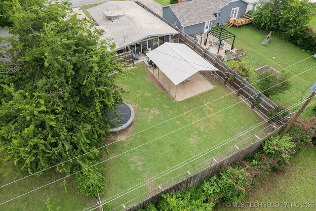 5770 E 26th St, Tulsa, OK 74114 - aerial view of property and surrounding area
