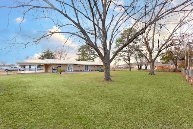 200 S K St, Quinton, OK 74561 - view of yard