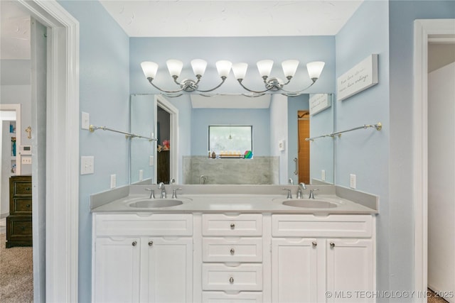 8713 S 77th E Ave, Tulsa, OK 74133 - bathroom featuring double vanity
