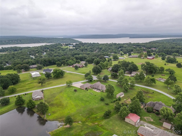 124 Walnut Rdg, Eufaula, OK 74432 - drone / aerial view of a nearby body of water