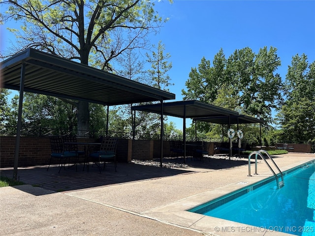 2300 Riverside Dr Unit 5E, Tulsa, OK 74114 - view of swimming pool featuring a patio area