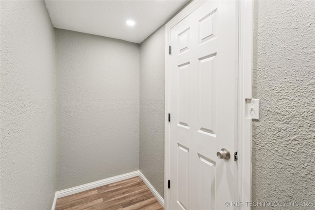 507 S Oklahoma Ave, Haskell, OK 74436 - doorway featuring wood finished floors, baseboards, and recessed lighting