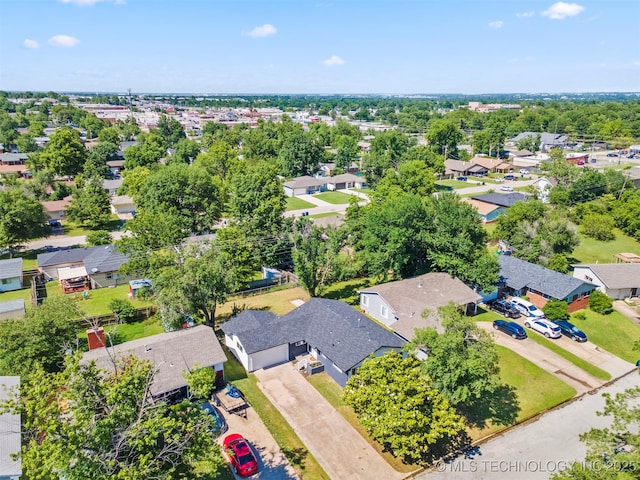 5939 E 26th St, Tulsa, OK 74114 - aerial perspective of suburban area