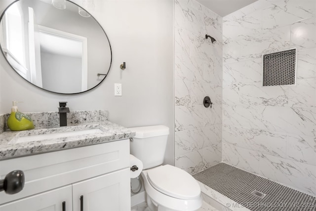 5939 E 26th St, Tulsa, OK 74114 - full bath with vanity, a shower stall, and toilet
